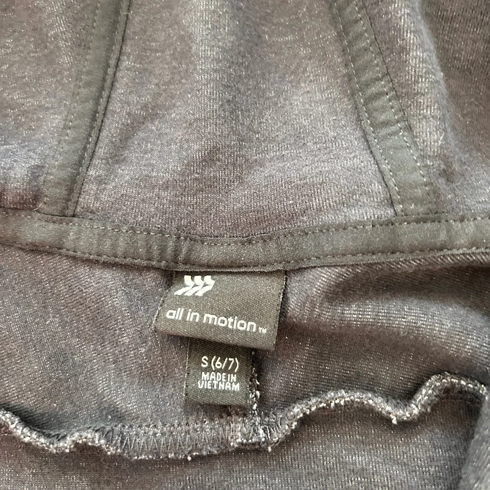 All in Motion Charcoal Hoodie w Pockets Size S